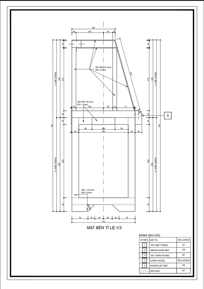 Thiết kế thùng rác thải phân loại tại nguồn ảnh 7