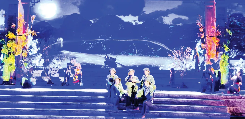 Diễn ngâm, hoạt cảnh bài thơ Rằm tháng Giêng  của Chủ tịch Hồ Chí Minh