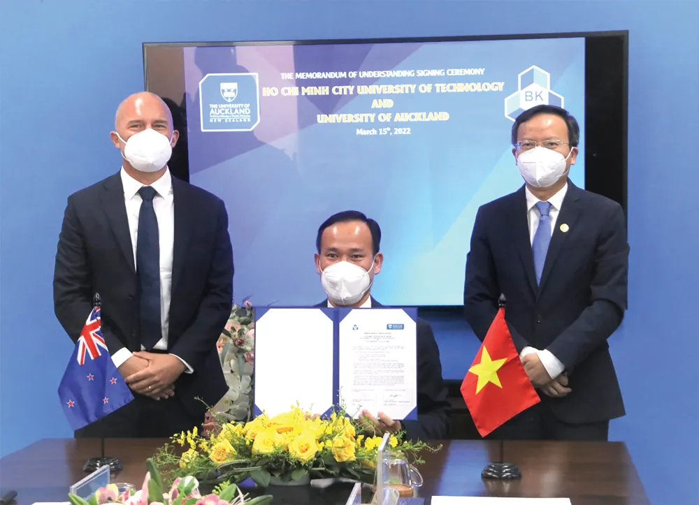 ĐH Auckland hợp tác lâu dài với ĐH Bách khoa TPHCM 