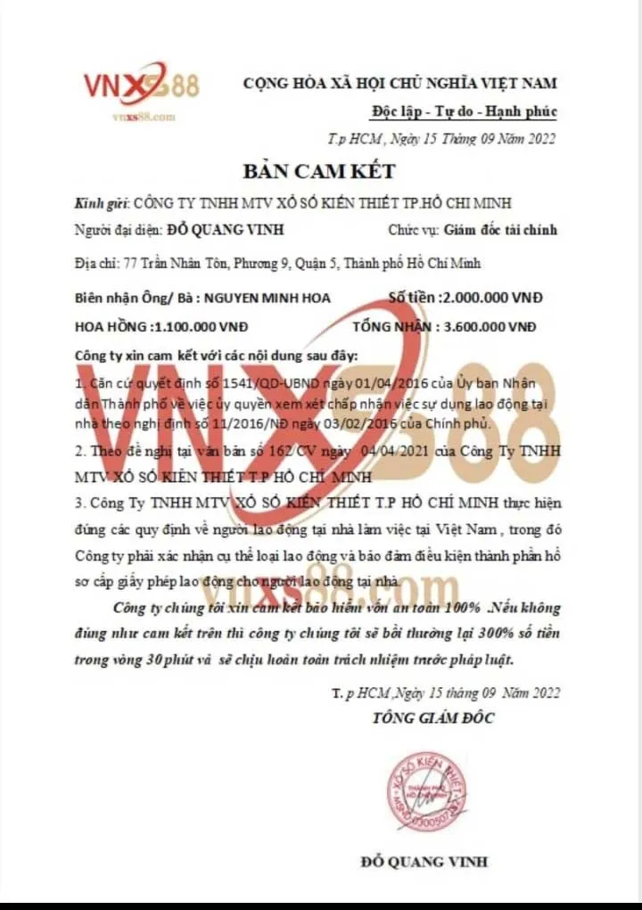 Công ty TNHH MTV XSKT TPHCM cảnh báo tình trạng mạo danh công ty để lừa đảo chiếm đoạt tiền của người dân ảnh 1