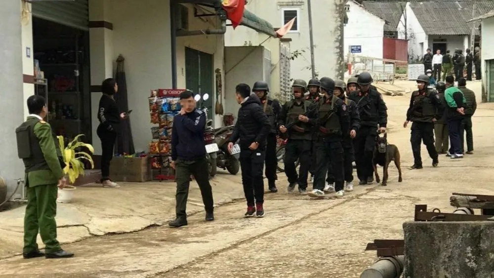 Lực lượng chức năng tinh nhuệ được huy động để truy bắt đối tượng