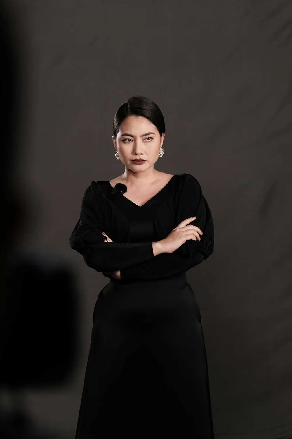 Tạo hình nhân vật của Ngọc Lan trong Nữ chủ. Ảnh: VieON