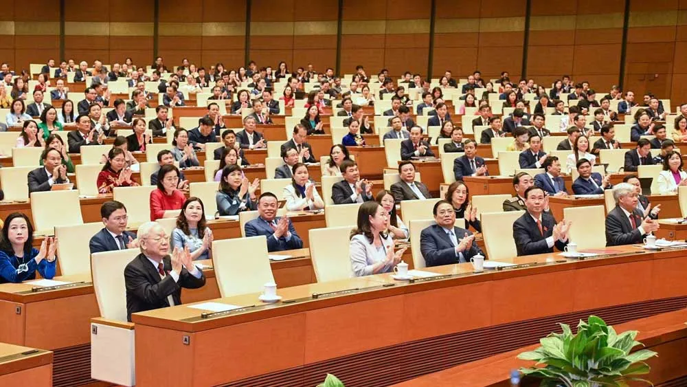 Đồng chí Võ Văn Thưởng được giới thiệu để Quốc hội bầu giữ chức vụ Chủ tịch nước ảnh 6