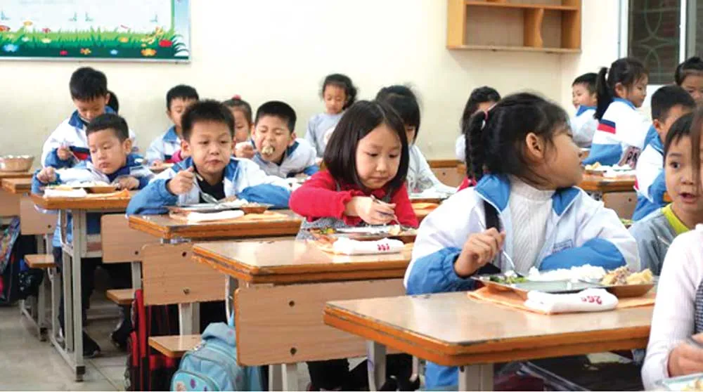 Dự án Bữa ăn học đường đang được công ty triển khai đến học sinh tiểu học trên toàn quốc
