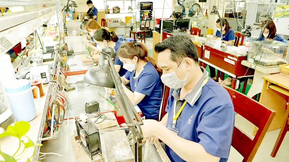 Sản xuất tại Công ty PNJ, TPHCM. Ảnh: CAO THĂNG