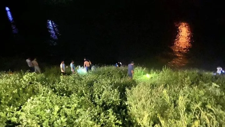 Đoạn sông nơi Sửu nhảy xuống. Ảnh: L.T