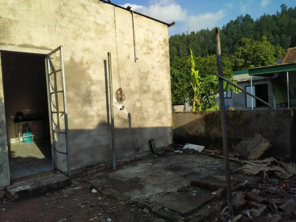 Khu vực hiện trường xảy ra vụ việc