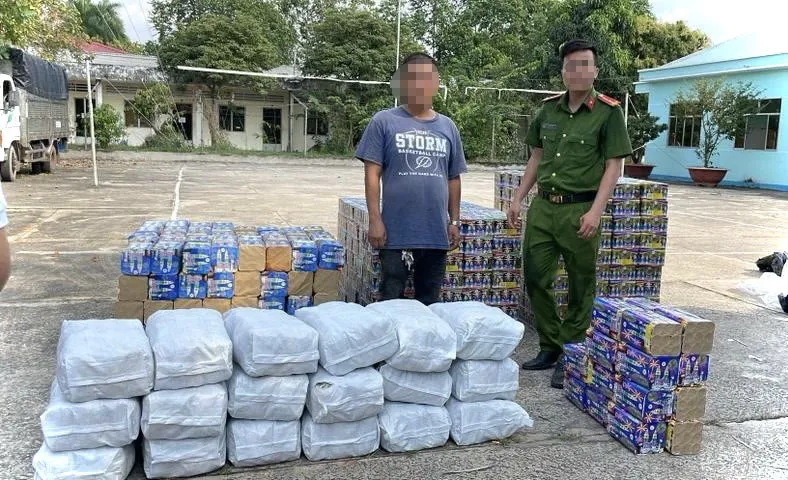 Số pháo không rõ nguồn gốc bị bắt giữ