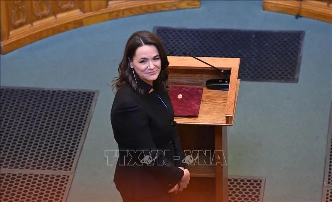 Tổng thống Hungary Katalin Novak. Ảnh: AFP/TTXVN