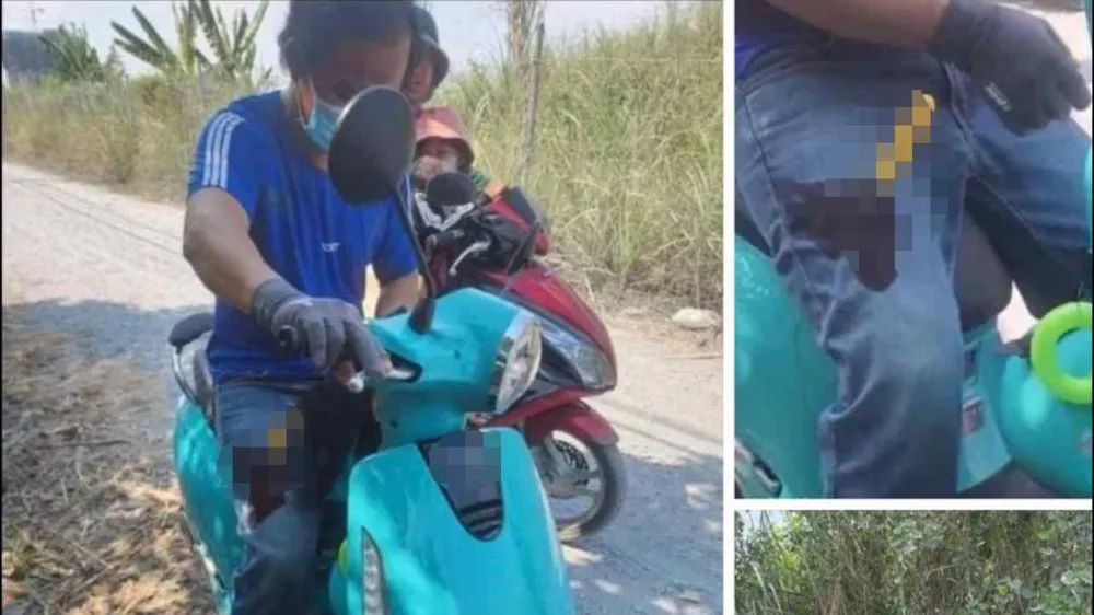 Hình ảnh vụ việc được đăng tải lên mạng xã hội 