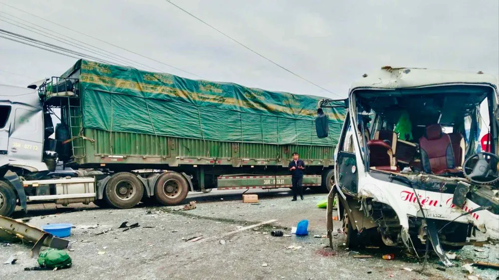 Hiện trường vụ tai nạn