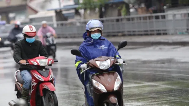 Bắc bộ có mưa phùn. Ảnh: TTXVN