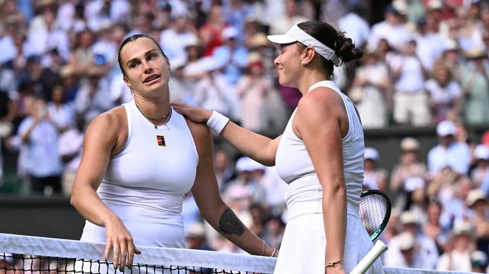 Gương mặt thất vọng của Sabalenka