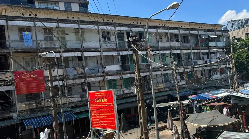 Chung cư Vĩnh Hội,TPHCM. Ảnh: THANH HIỀN