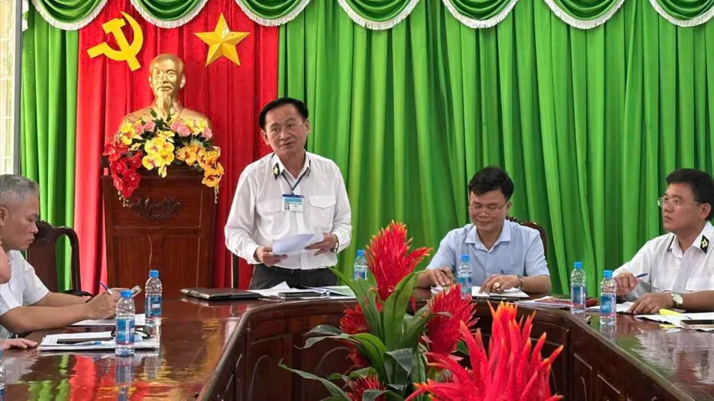 Ông Trần Phú Cường lưu ý các xã phường siết chặt công tác phối hợp phòng chống dịch tả heo châu Phi