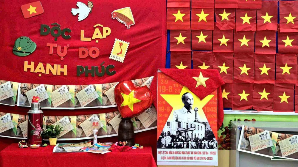 Các cơ sở đoàn, đoàn các trường học, đoàn phường, xã sẽ tổ chức xây dựng không gian “Tự hào Việt Nam”