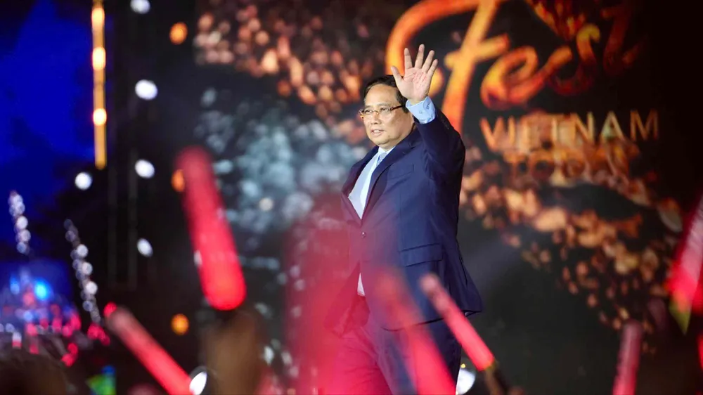 Thủ tướng Phạm Minh Chính tham dự đại nhạc hội 'V Fest - Vietnam Today'