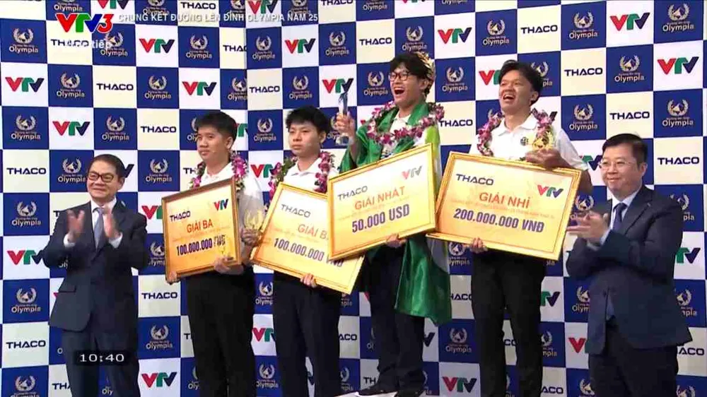 4 thí sinh tại chương trình