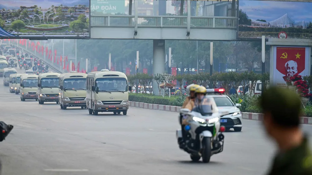 Tổng duyệt phương án dẫn đoàn đại biểu dự Đại hội Đảng