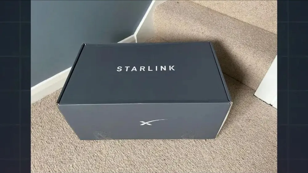Thiết bị Starlink. Ảnh: WSJ
