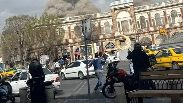 Một địa điểm ở thủ đô Tehran bị Israel tấn công (ẢNH: TELEGRAM
