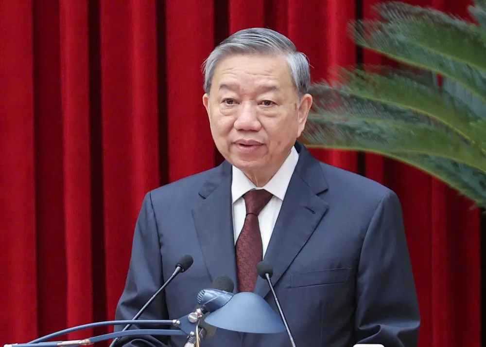 Tổng Bí thư Tô Lâm. Ảnh: VIẾT CHUNG