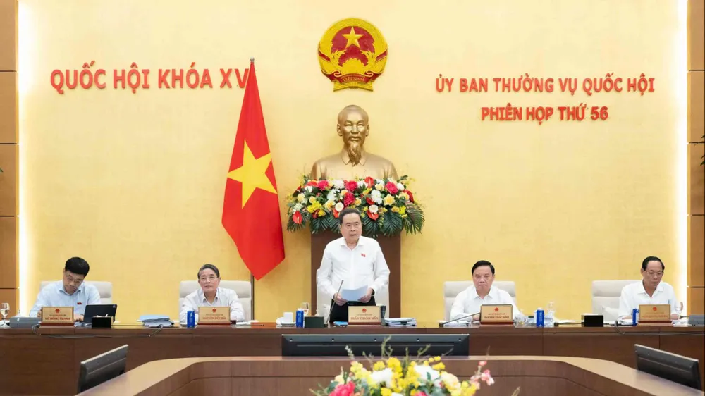 Chủ tịch Quốc hội Trần Thanh Mẫn chủ trì phiên họp