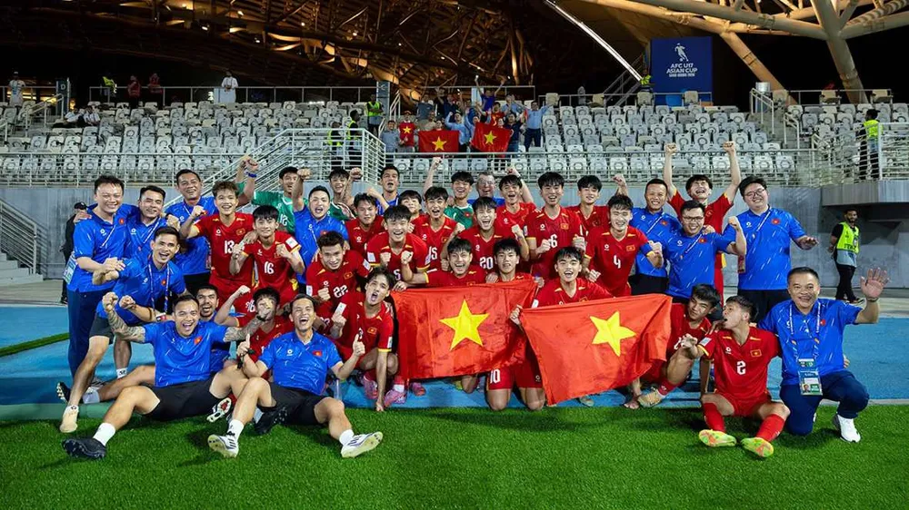 Đội tuyển U17 Việt Nam gây ấn tượng ở vòng chung kết Giải bóng đá U17 châu Á 2026