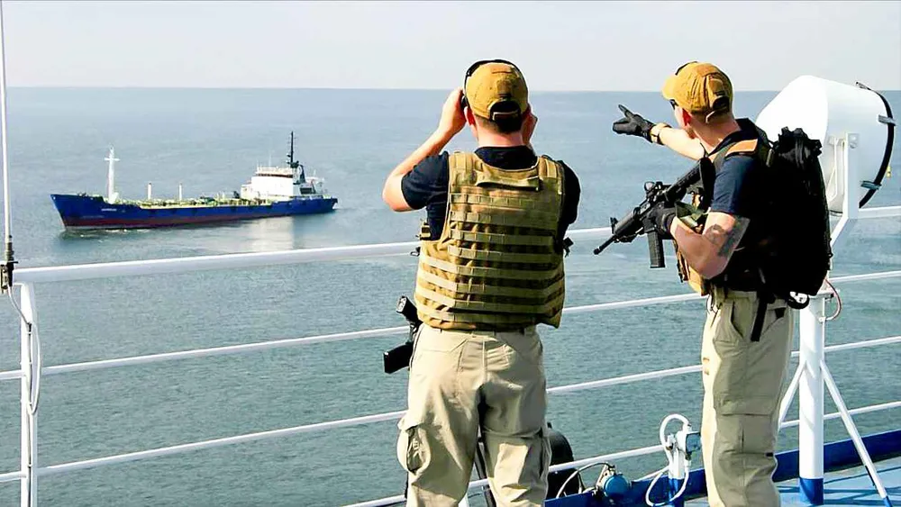Lực lượng an ninh hàng hải của Mỹ tại vịnh Aden, gần Somalia (ẢNH: USNAVY)