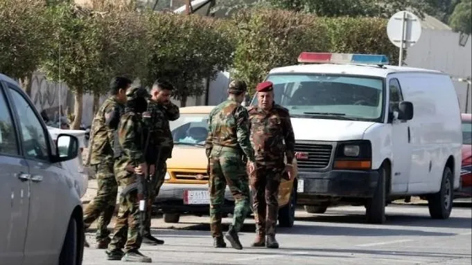 Lực lượng an ninh Iraq tại thủ đô Baghdad, Iraq. Ảnh: EPA