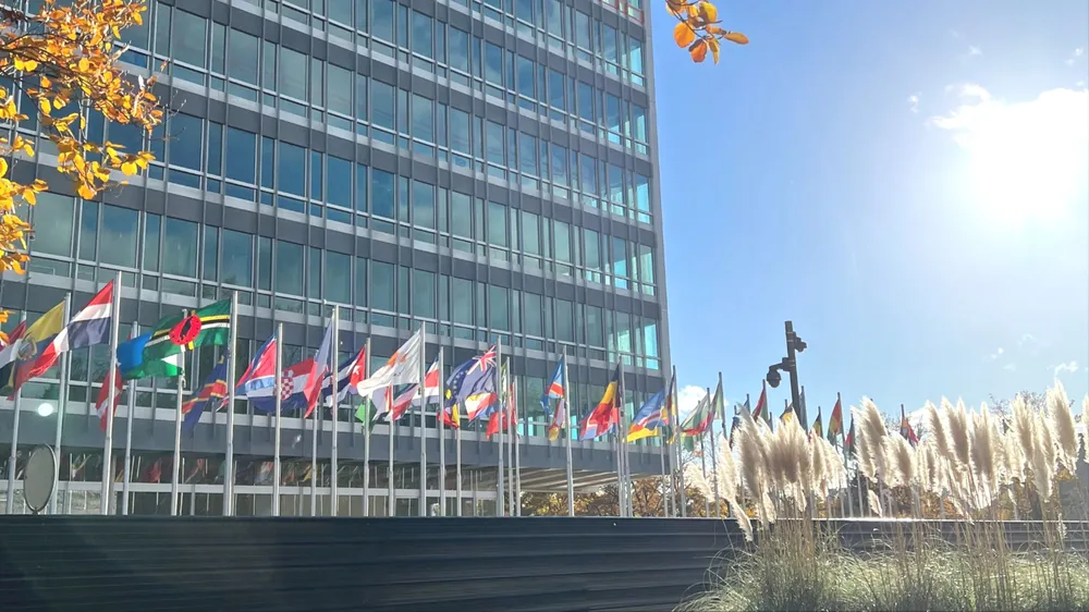 Trụ sở Tổ chức Y tế thế giới tại Geneva, Thụy Sĩ. Ảnh: TMORATA/CC BY 4.0.