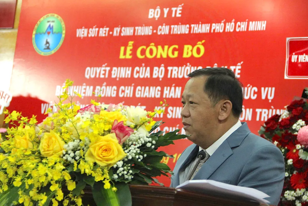 Viện Sốt rét - Ký sinh trùng - Côn trùng TPHCM có tân viện trưởng