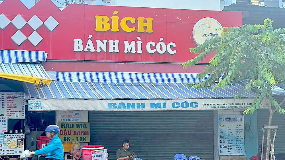 "Bánh mì cóc cô Bích" đóng cửa từ ngày 7-11