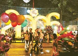 Cả nước tưng bừng đón mừng năm mới 2006 ảnh 2