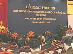 Khai trương trang tin điện tử Chính phủ nước CHXHCN Việt Nam