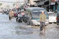 Tiến độ thực hiện nhiều dự án xóa ngập còn chậm