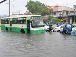 Triều cường sẽ ngập một số điểm