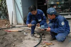 Nhiều vị trí thi công cẩu thả chưa khắc phục