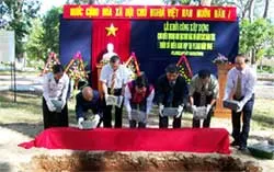 Khởi công cụm biểu tượng Thư Bác Hồ gửi Đại hội các dân tộc thiểu số miền Nam