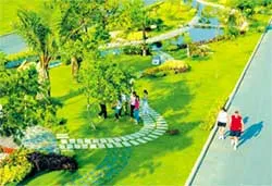 Phố đi bộ ở Phú Mỹ Hưng