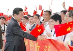 Chủ tịch Chính hiệp Trung Quốc Giả Khánh Lâm thăm TPHCM