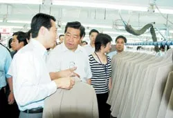 Chủ tịch Chính hiệp Trung Quốc Giả Khánh Lâm thăm KCX Linh Trung