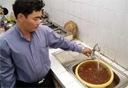 Nước sinh hoạt lại bị đục