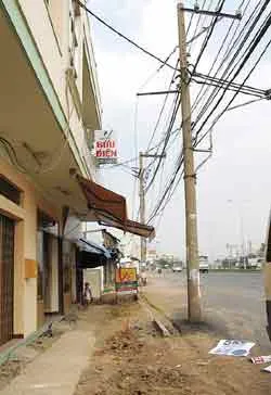 Quốc lộ mới làm đã bị lỗi thiết kế