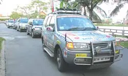 TPHCM đón đoàn ô tô diễu hành Ấn Độ – ASEAN