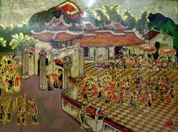 Cuộc hội ngộ giữa” Cha và con” qua tranh