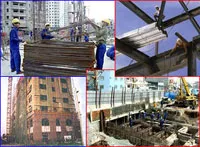 Móng nhà đã đổ bê tông, chỉ có 2 (lẽ ra là 4) lồng thép/cọc móng.