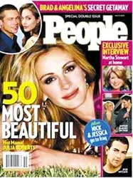 Julia Roberts tiếp tục được giới thiệu trang bìa 50 người đẹp nhất thế giới