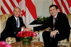 Tổng thống George Bush thăm Georgia