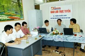Giao lưu trực tuyến với lãnh đạo Tổng Công ty Điện lực VN ảnh 5